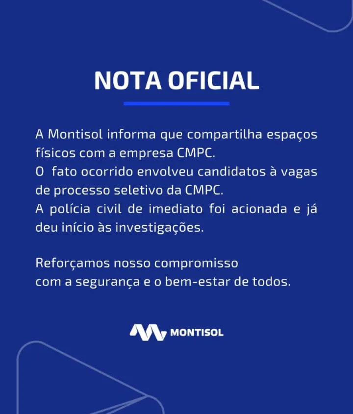 Empresa emitiu nota sobre o ocorrido