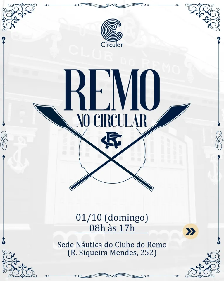 Clube do Remo tem aula de regata grátis no Projeto Circular