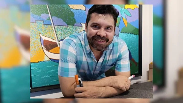 O artista Odair Mindelo