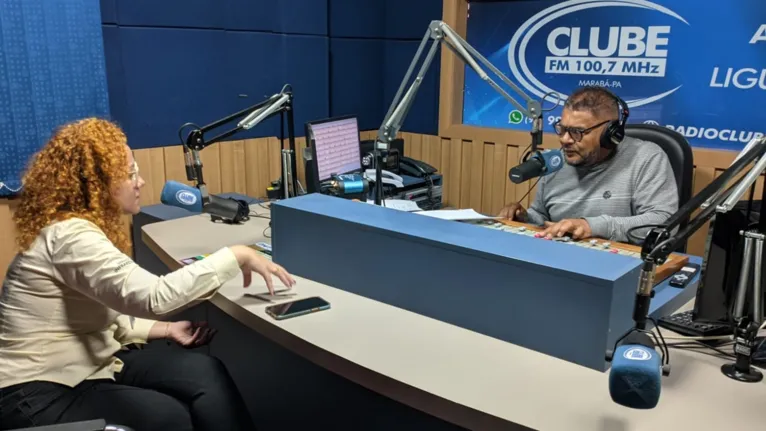 Glícia Favacho do DNIT falou da programação na Clube FM 100,7