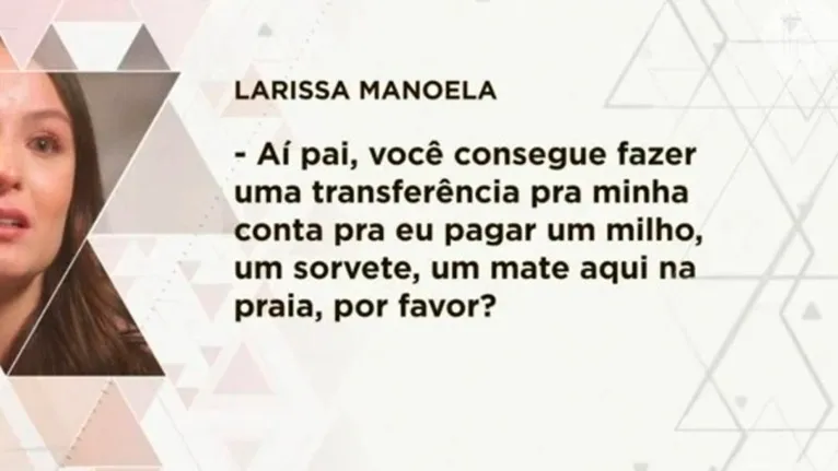 Larissa Manoela expõe relação com pais no ‘Fantástico’ 