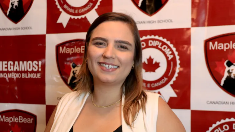 Carolina Nassif é coordenadora acadêmica central da Maple Bear e esteve em Belém para o lançamento do ensino médio
