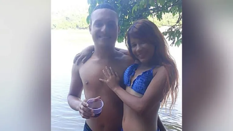 Wesley Almeida e a esposa Ingridy Salvino