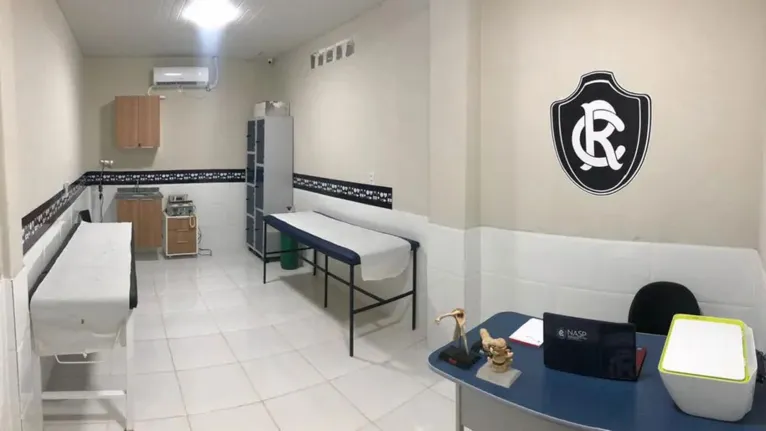 Espaço do Departamento Médico do Clube do Remo.