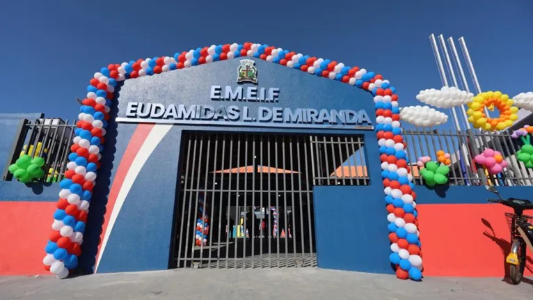 Entrega das Obras de reforma e ampliação da Escola Eudâmidas de Miranda
