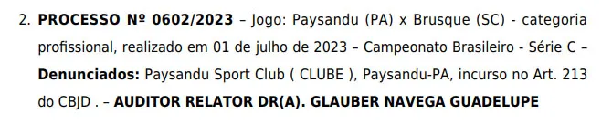 Paysandu será julgado novamente por desordem da torcida