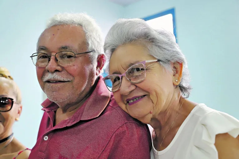 Raimundo da Silva Gomes, 74 anos, e a esposa Dalila da Silva Gomes, 73 anos.