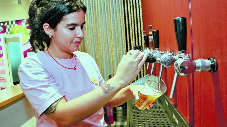 Jessica Leitão apostou na cervejaria Uriboca