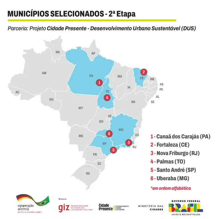 Cidade Presente: veja municípios selecionados pelo projeto