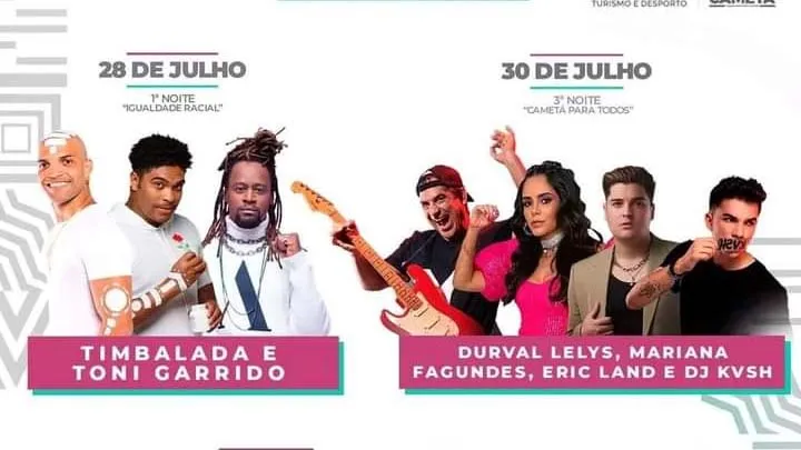 Festival de Verão da Diversidade em Cametá começa dia 28