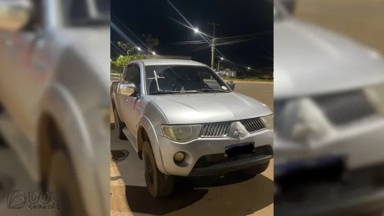 Carro em que estava sendo transportado o explosivo