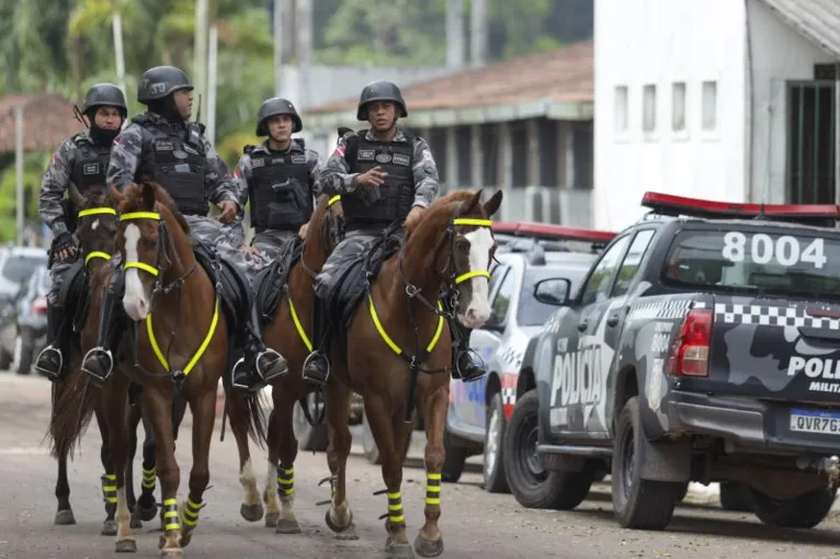 Cavalaria PM Belem, Pará, Brasi.