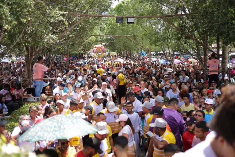 A procissão de domingo começa a partir das 8h com uma missa campal na Praça da Igreja Matriz São Miguel Arcanjo