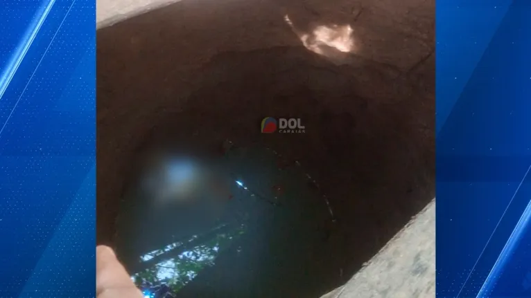 Corpo do bebê foi encontrado dentro de cisterna pela Polícia Militar