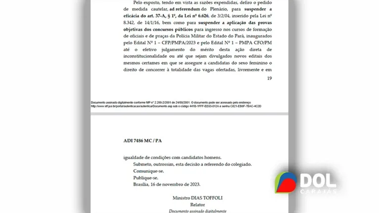 Concurso da PMPA com 4.400 vagas é suspenso pelo STF