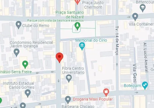 O estabelecimento fica localizado no centro de Belém