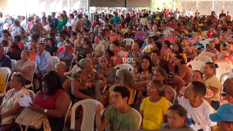 Muitas pessoas compareceram a solenidade ocorrida em Marabá