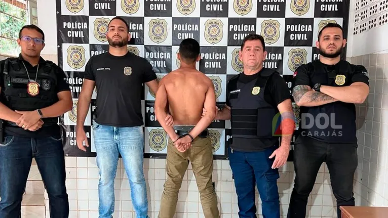 Acusado do crime foi preso em flagrante pela Polícia Civil