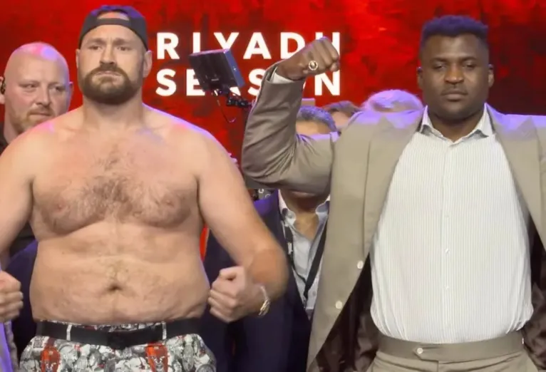 Tyson Fury e Francis Ngannou se enfrentam neste sábado (28), na Arábia Saudita.