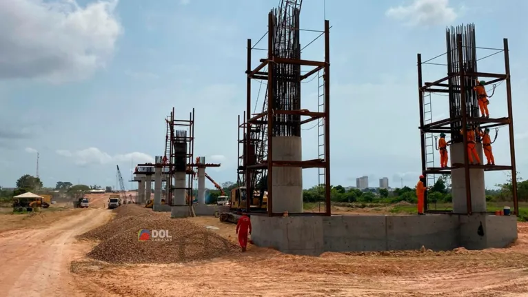 A construção da ponte sobre o rio Itacaiúnas entra em nova etapa