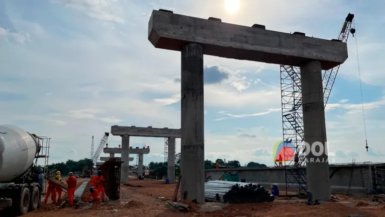 Construção de nova ponte avança em Marabá. Veja imagens! 
