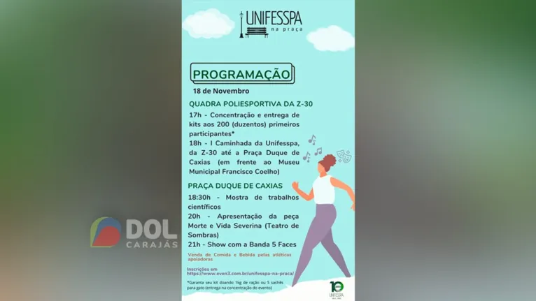 Programação completa