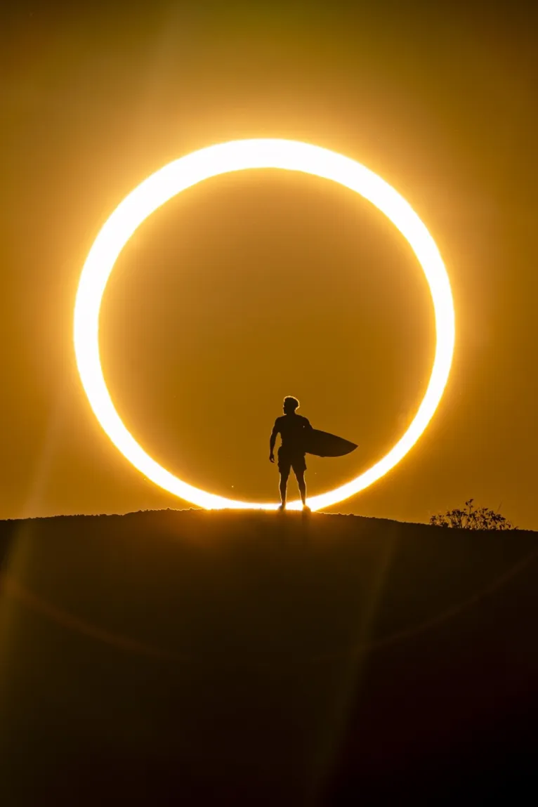 Norte e nordeste puderam ver o eclipse solar de uma maneira melhor