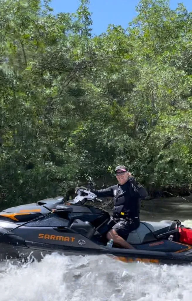 O empresário Leonel Pinho, titular da Direct Jet, em Belém, é o líder da maior comunidade de jet skis da América Latina