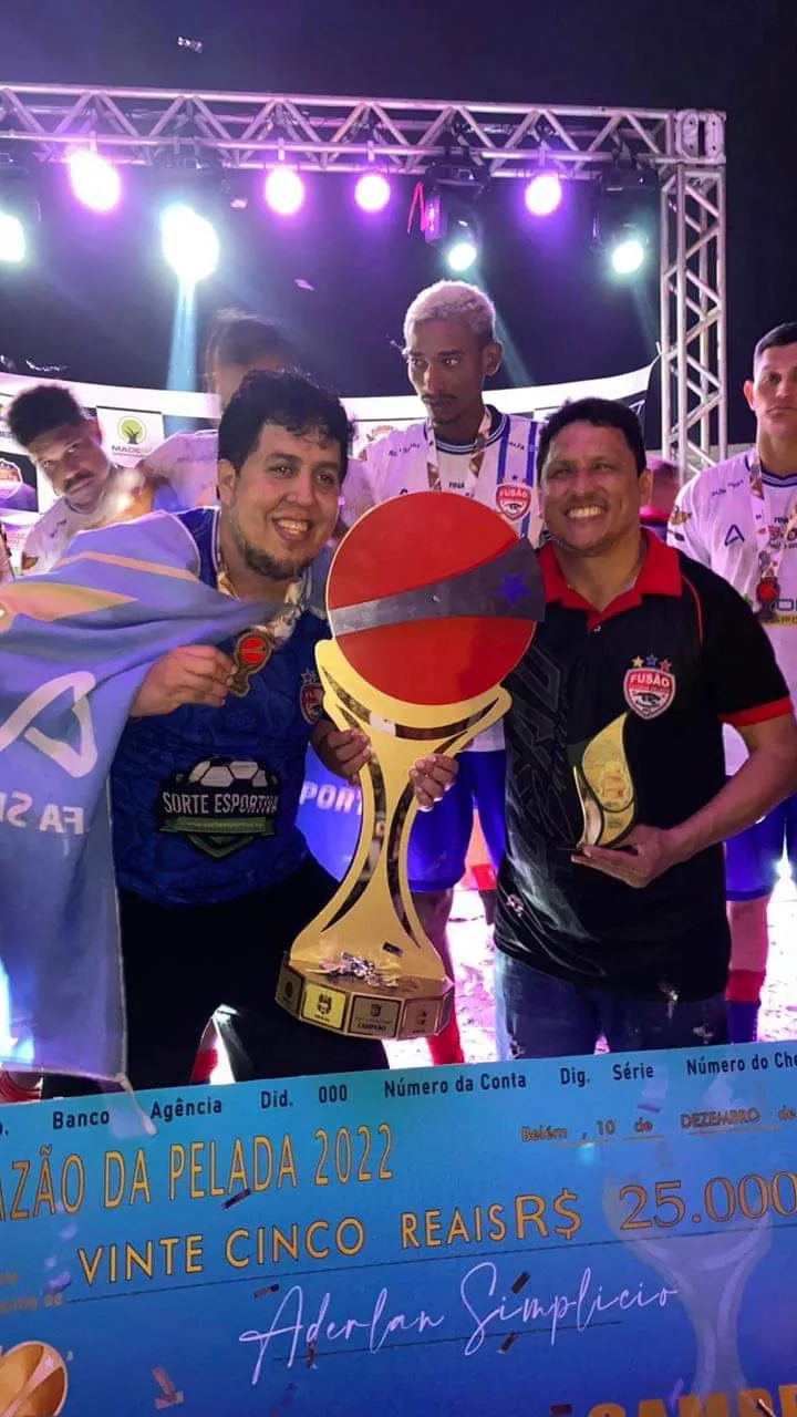 Eduardo Souza tem conquistas recentes de títulos estaduais nos torneios de peladas no Pará.