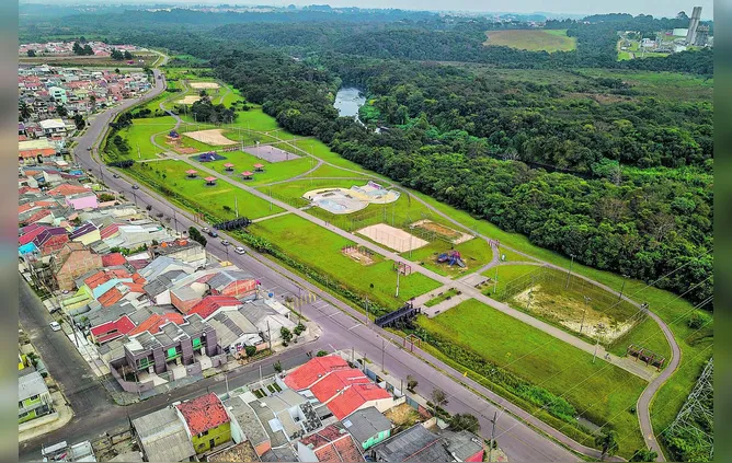 Parque Linear Yberê, em Curitiba