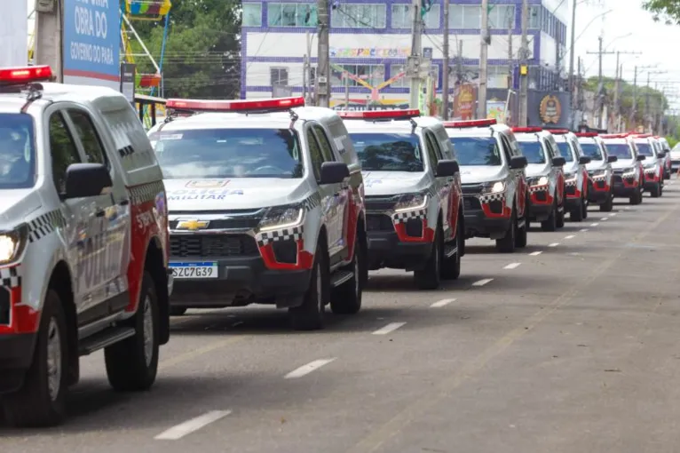 Os veículos entregues à PMPA serão disponibilizados para uso das unidades policiais que integram o Comando de Policiamento Regional III (CPR III)