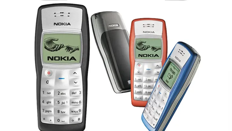 Nokia 1100 e Nokia 1110. O sucesso contagiou o mundo e fez vender mais de 250 milhões de aparelhos