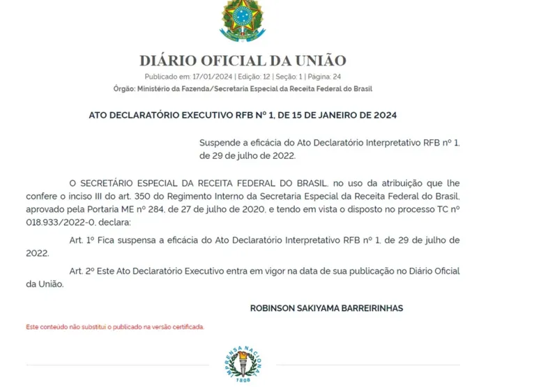 Isenção a salário de pastores dada por Bolsonaro é anulada