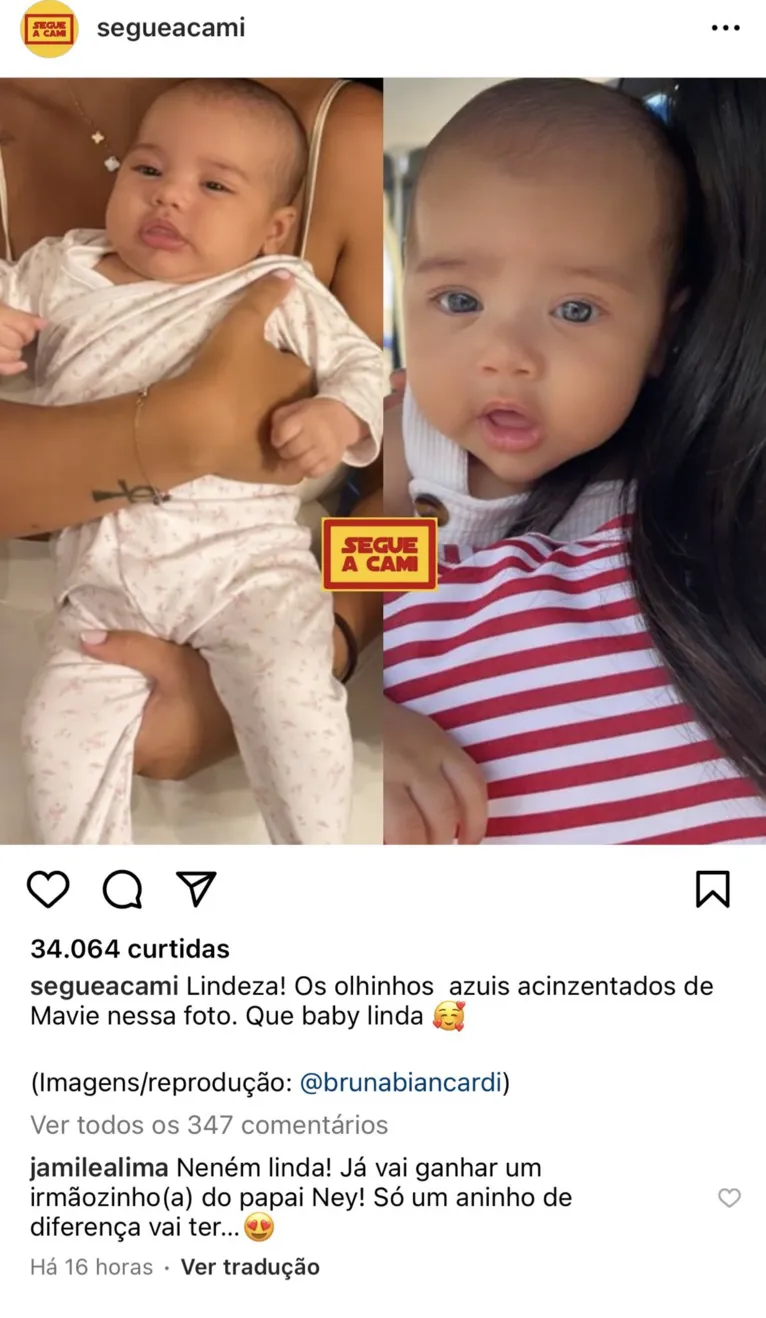 Perfil de influencer afirma que ela está grávida de Neymar