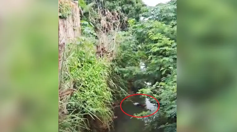 Corpo de Yuri dos Santos Reis submergiu após tentativa de fuga em esgoto