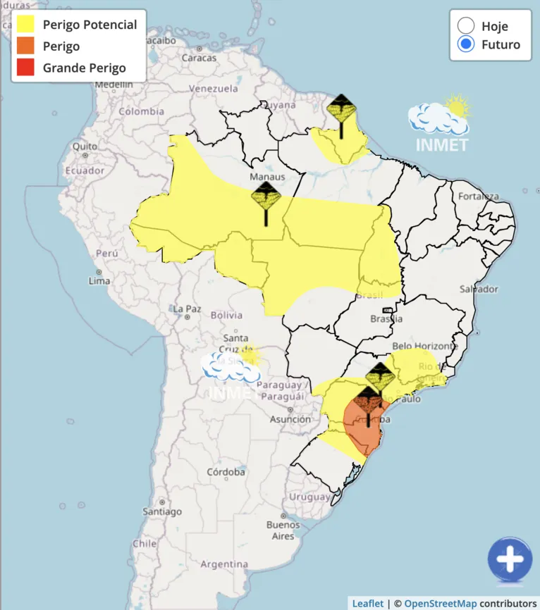 Pará pode sofrer efeito do ciclone que atingiu a costa do RS