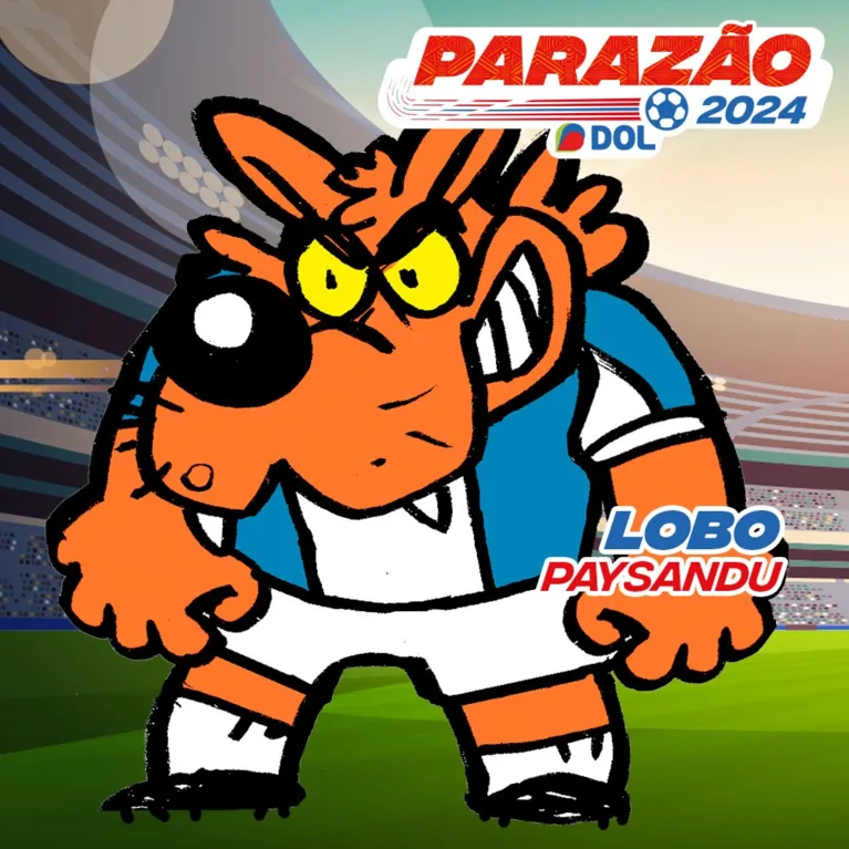 Cartuns de todos os mascotes do Parazão bombam na web