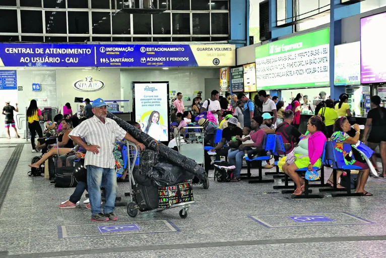 Terminal Rodoviário de Belém, em São Brás