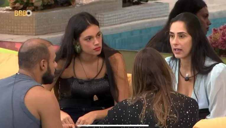 No BBB 24, Alane e Deniziane discutiram sobre "red flags" em relação a Nizam.