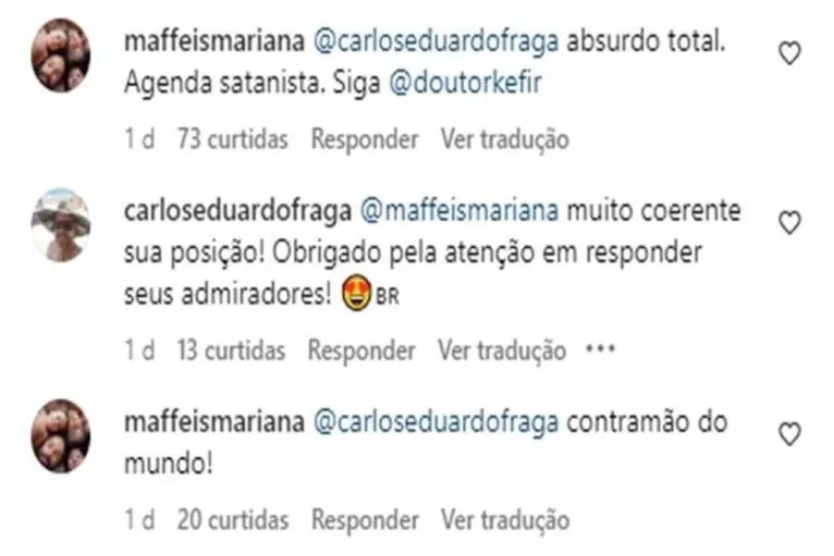 Filha de Ana Maria Braga chama vacinas de "agenda satanista"