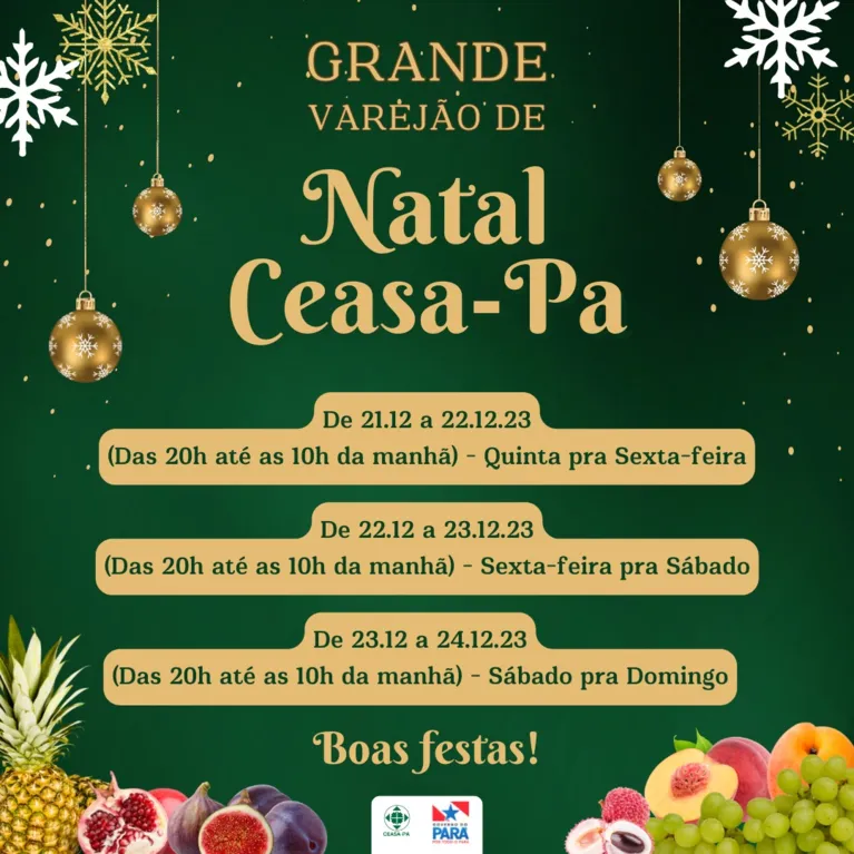 Ceasa promove grande Varejão de Natal; veja os dias