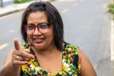 Moradora Cristovina Chaves