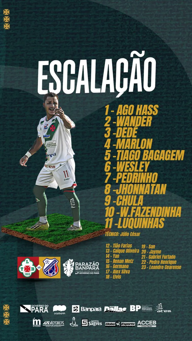 Tuna e Bragantino empatam em 2 a 2 