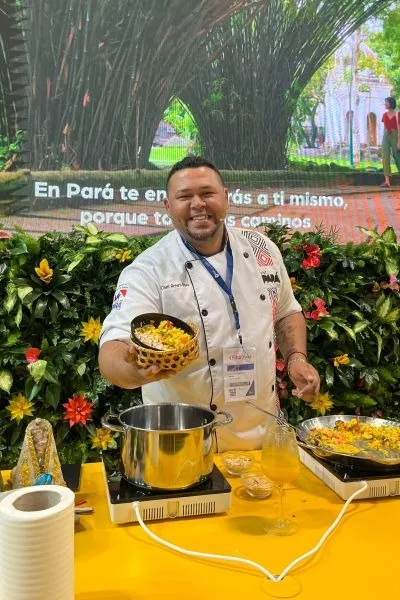 Chef Arturo Baez encantou os presentes