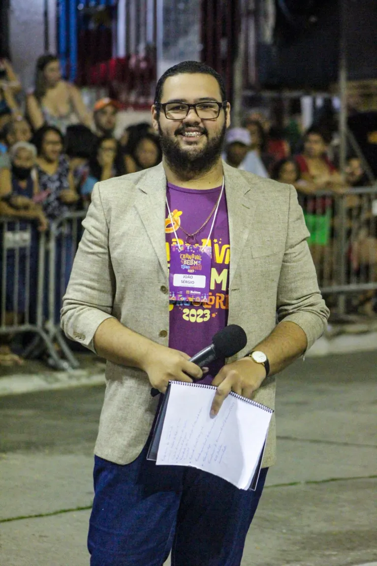 João Sérgio Rodrigues é o apresentador oficial do Carnaval de Belém