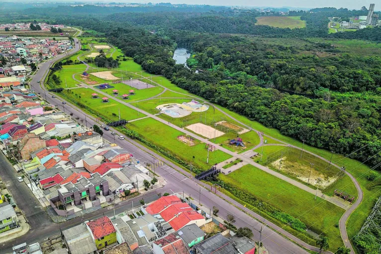 Parque Linear Yberê, em Curitiba