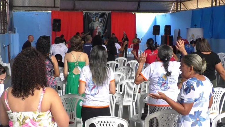 Fiéis participam do XXXIV Restaurai-vos, o Carnaval com Cristo, na Nova Marabá