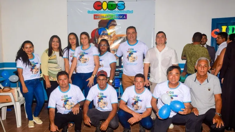 Equipe da secretaria de meio ambiente em Concórdia do Pará
