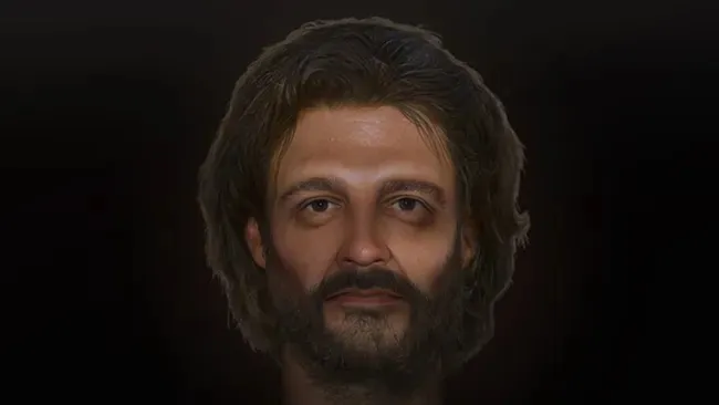 A aproximação facial final de um escravo romano que viveu há 1.700 anos na Inglaterra.