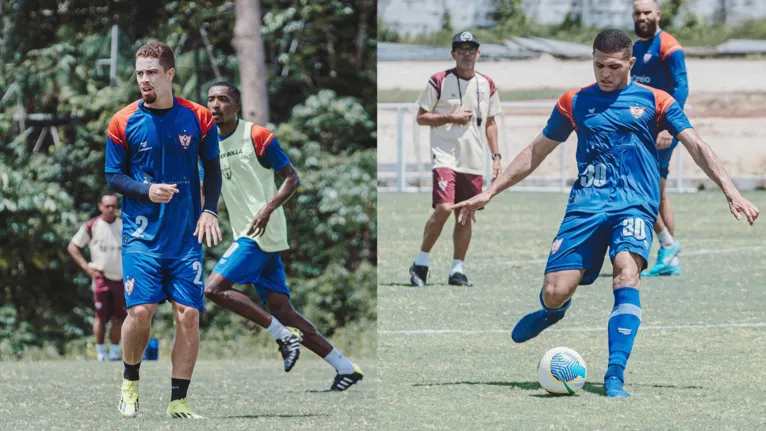 Jogadores do Águia estão treinando em Belém, no campo do Paysandu